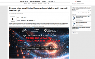 Event marking the closing of the International Year of Quantum Sciences and Technologies