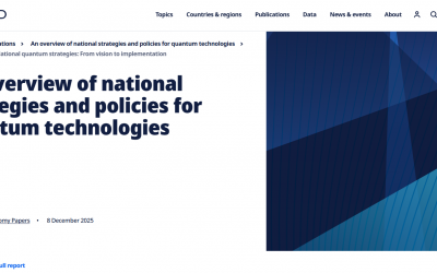 Slovenia is among the 18 OECD member states that have formally adopted a national quantum strategy